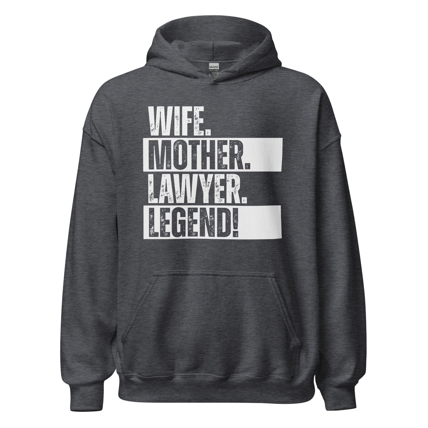 Lawyer Mom Hoodie Legendary Wife Shirt Courtroom Humor Sweatshirt - Inken Image