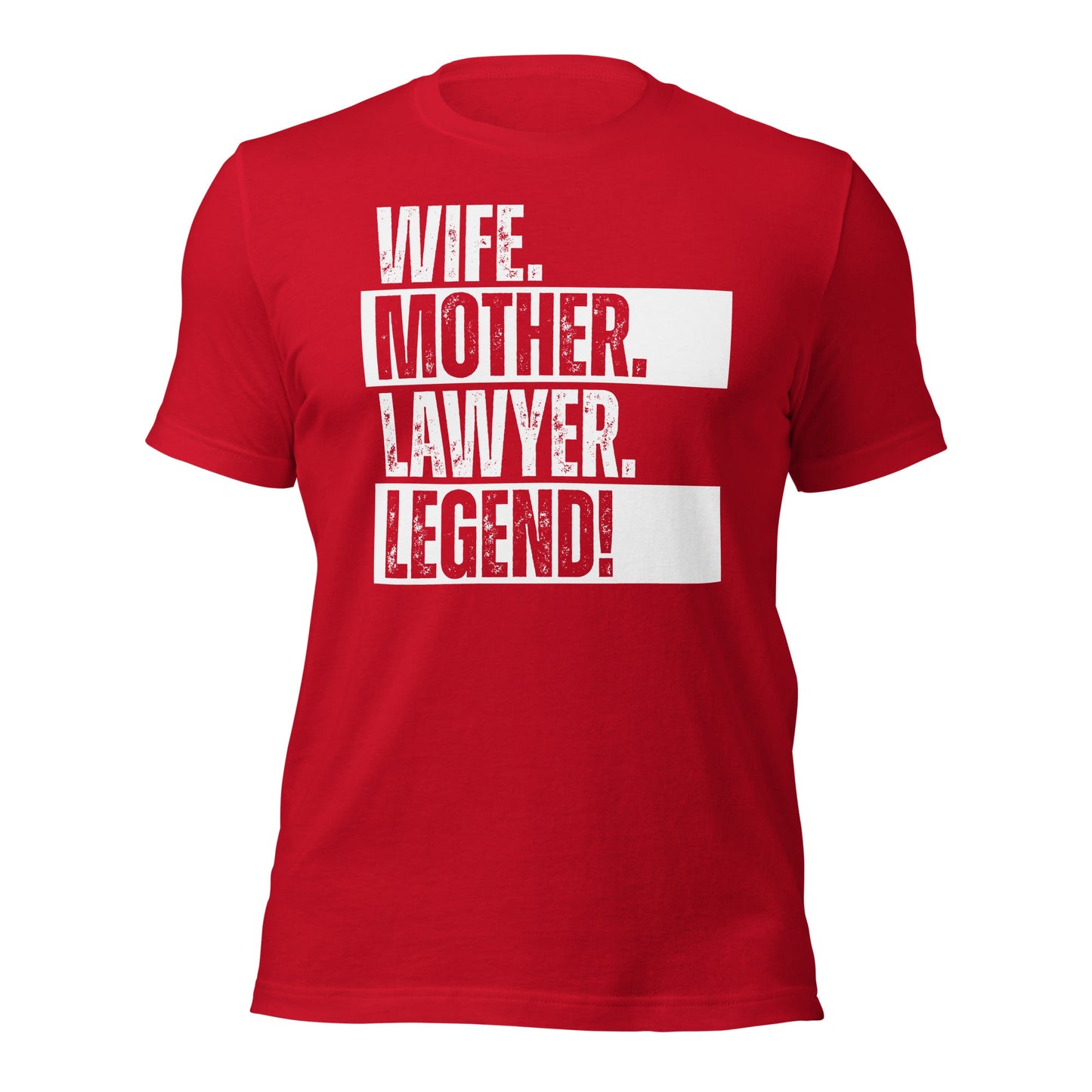 Lawyer Mom T-Shirt Legendary Wife Shirt Courtroom Humor Tee - Inken Image
