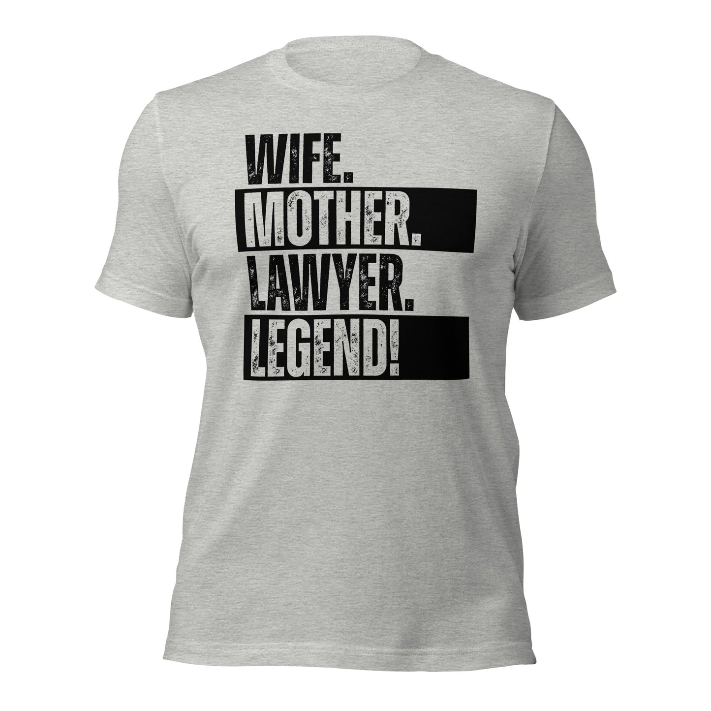 Lawyer Mom T-Shirt Legendary Wife Shirt Courtroom Humor Tee - Inken Image
