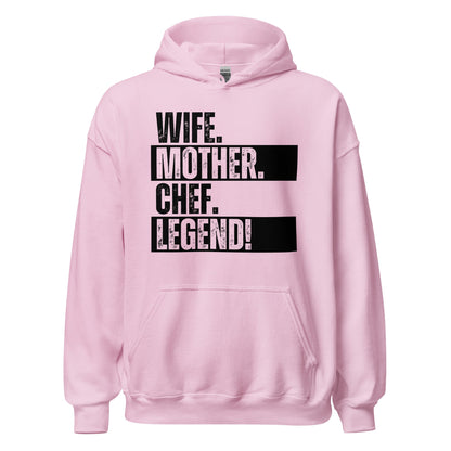 Legendary Chef Mom Hoodie Kitchen Life Funny Cooking Sweatshirt - Inken Image