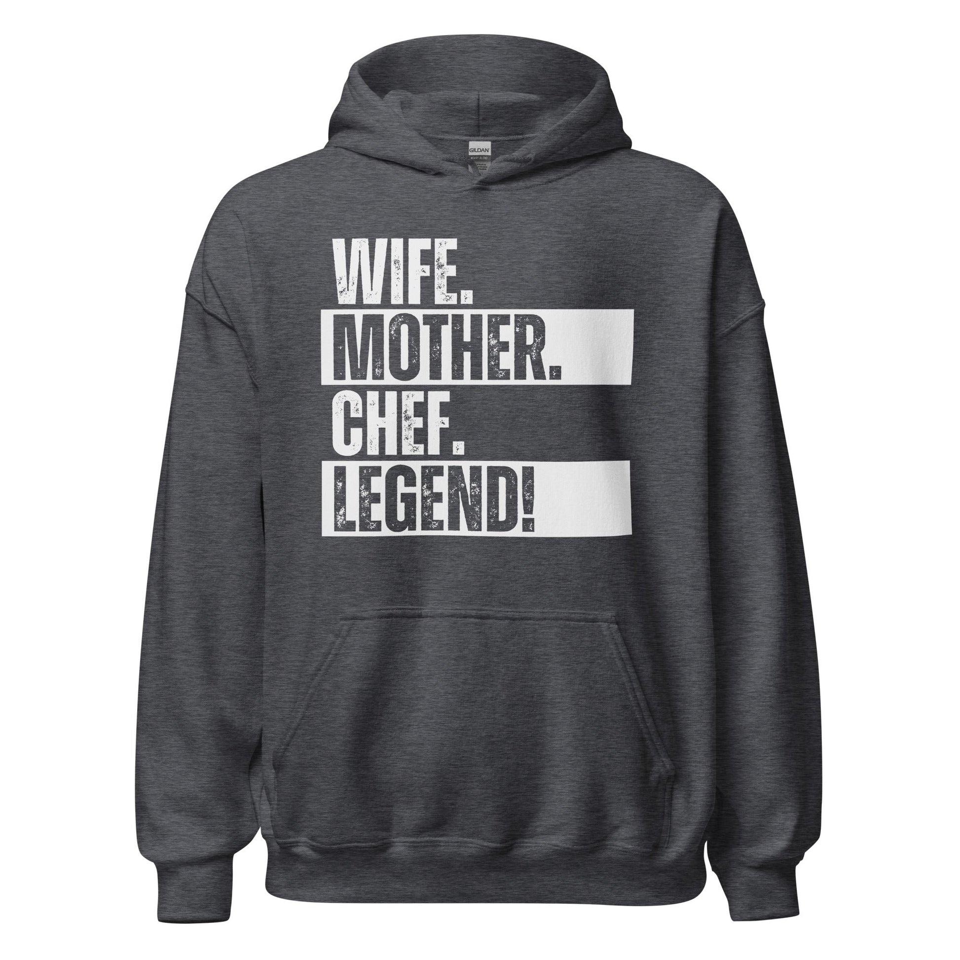 Legendary Chef Mom Hoodie Kitchen Life Funny Cooking Sweatshirt - Inken Image