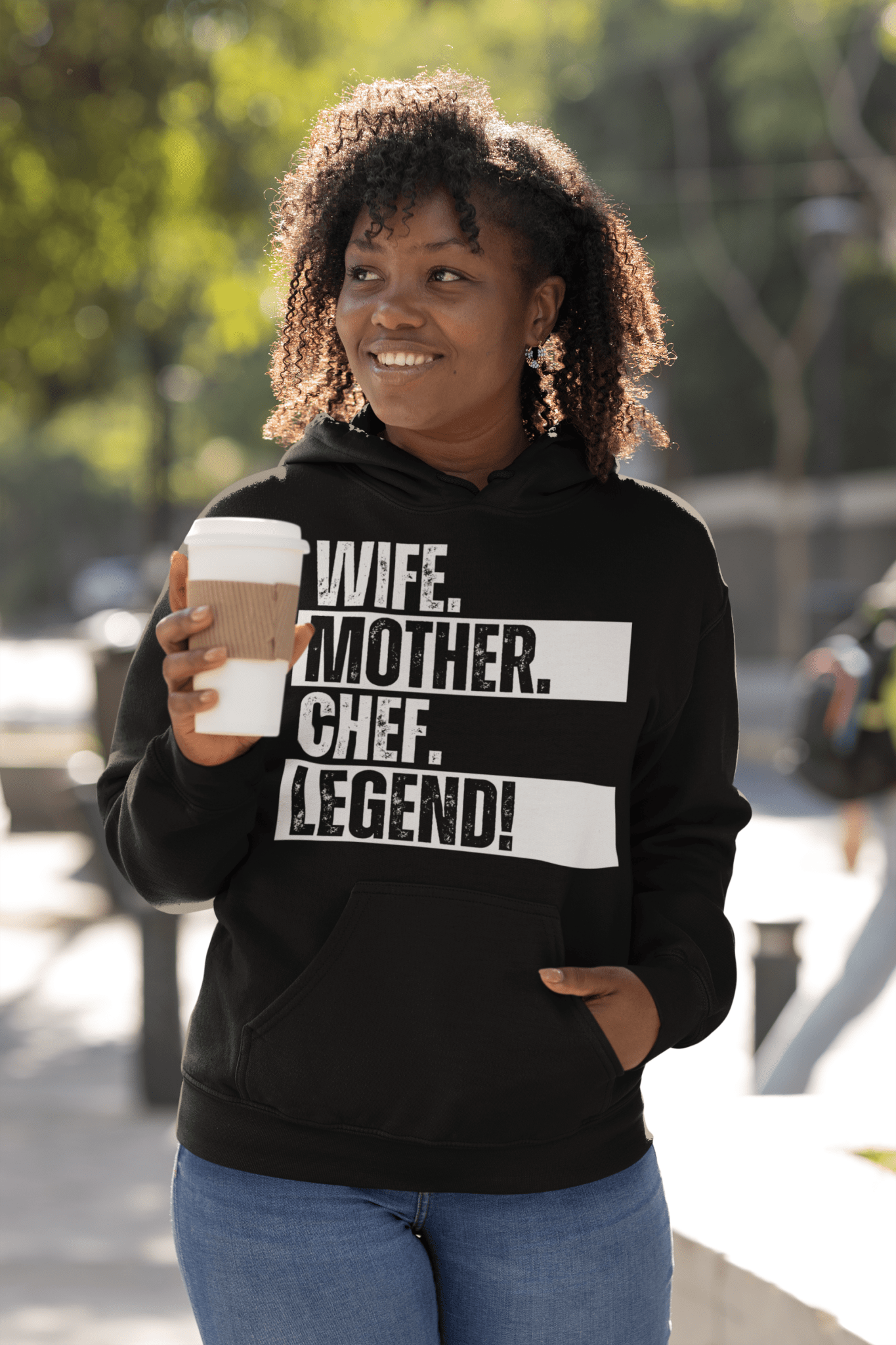 Legendary Chef Mom Hoodie Kitchen Life Funny Cooking Sweatshirt - Inken Image