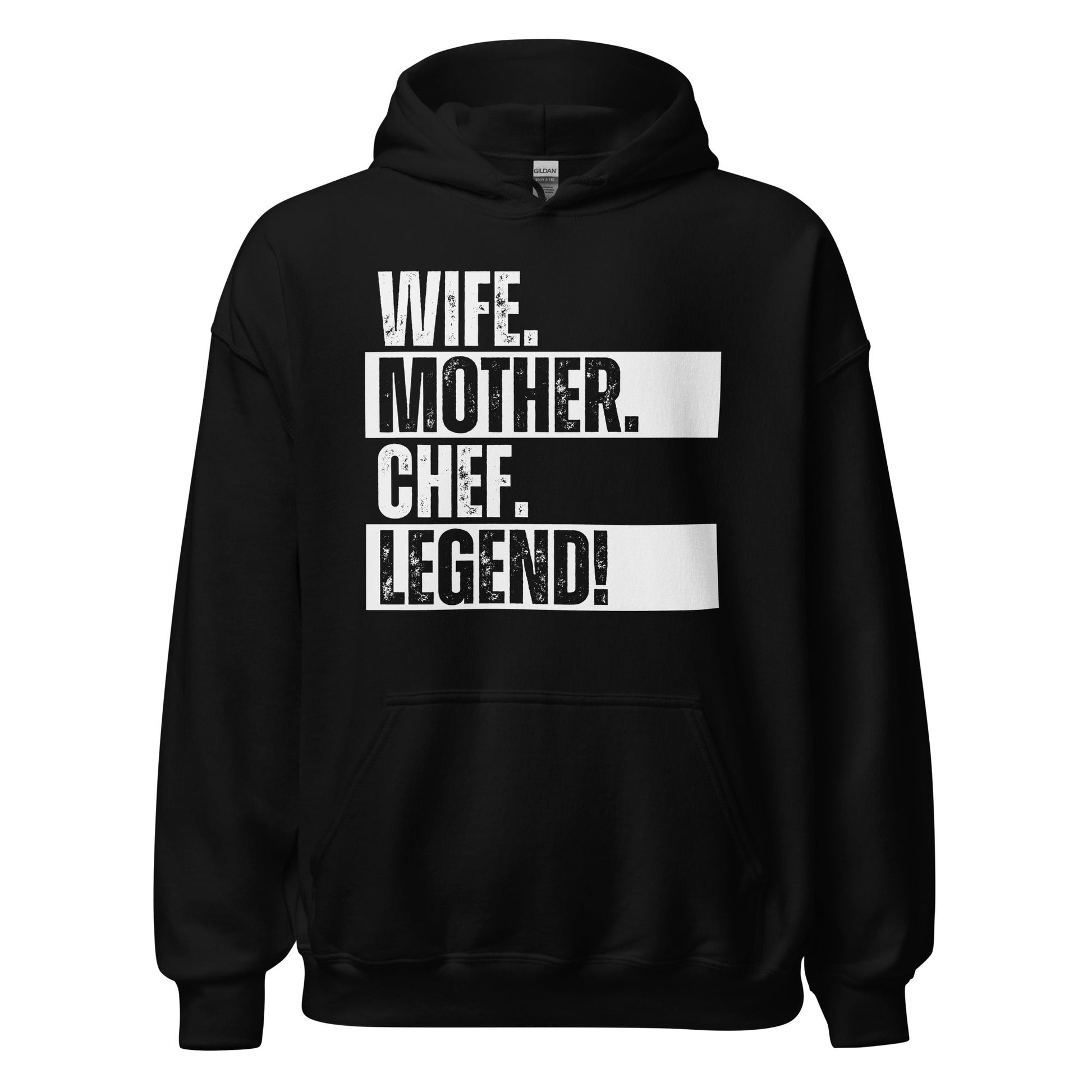 Legendary Chef Mom Hoodie Kitchen Life Funny Cooking Sweatshirt - Inken Image