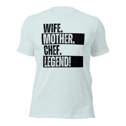 Legendary Chef Mom Tee Kitchen Life Funny Cooking Shirt - Inken Image
