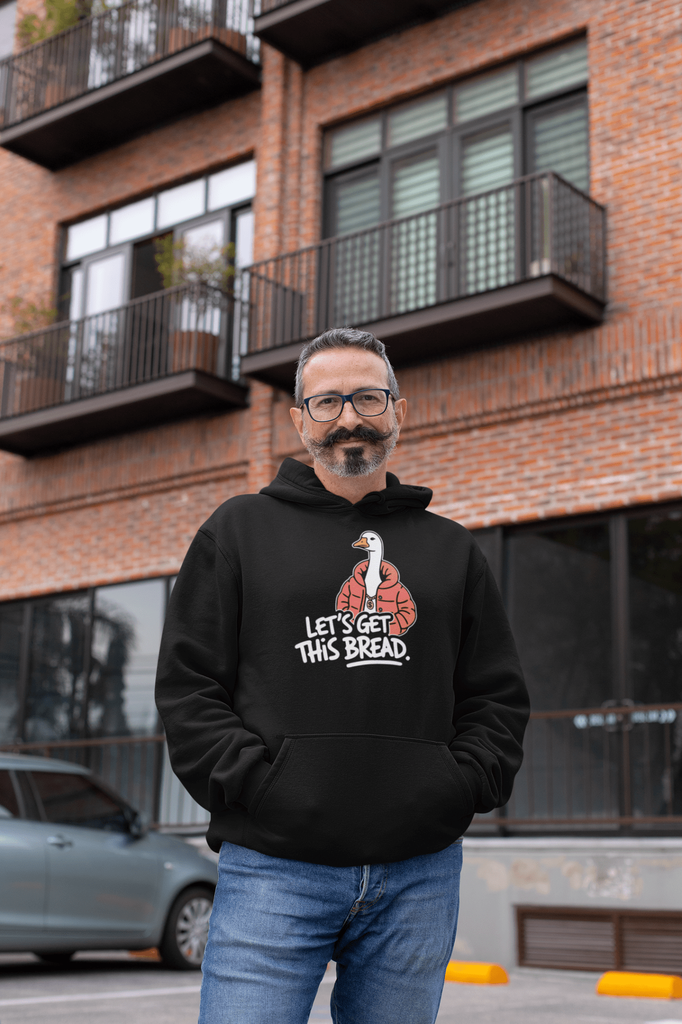 Let’s Get This Bread Silly Goose Hoodie - Inken Image