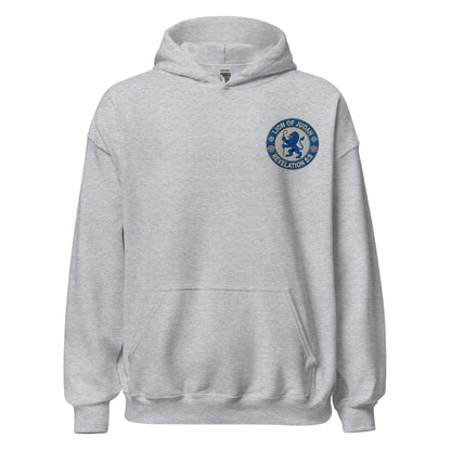 Lion of Judah Embroidered Team Hoodie - Inken Image