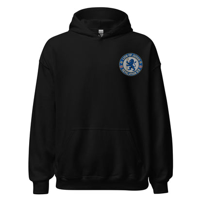 Lion of Judah Embroidered Team Hoodie - Inken Image