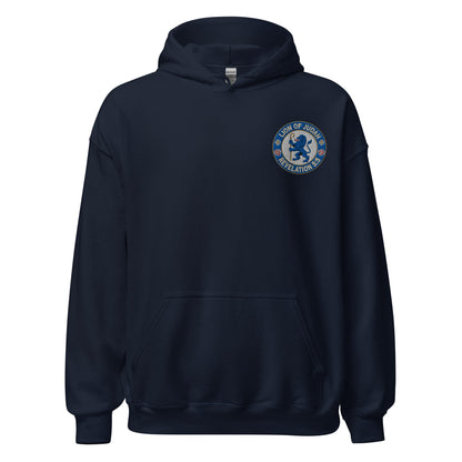 Lion of Judah Embroidered Team Hoodie - Inken Image