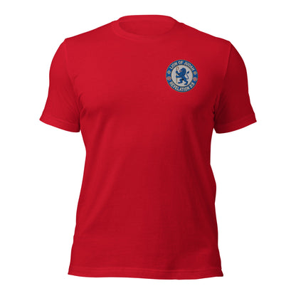 Lion of Judah Embroidered Team T-Shirt - Inken Image