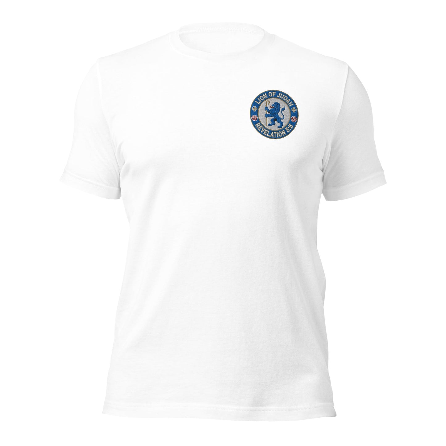 Lion of Judah Embroidered Team T-Shirt - Inken Image