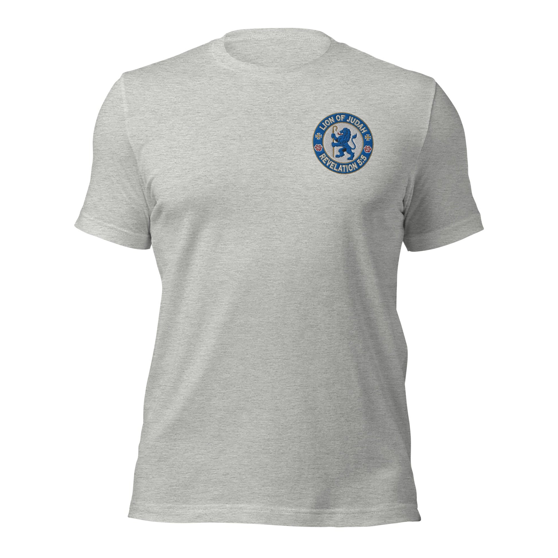 Lion of Judah Embroidered Team T-Shirt - Inken Image