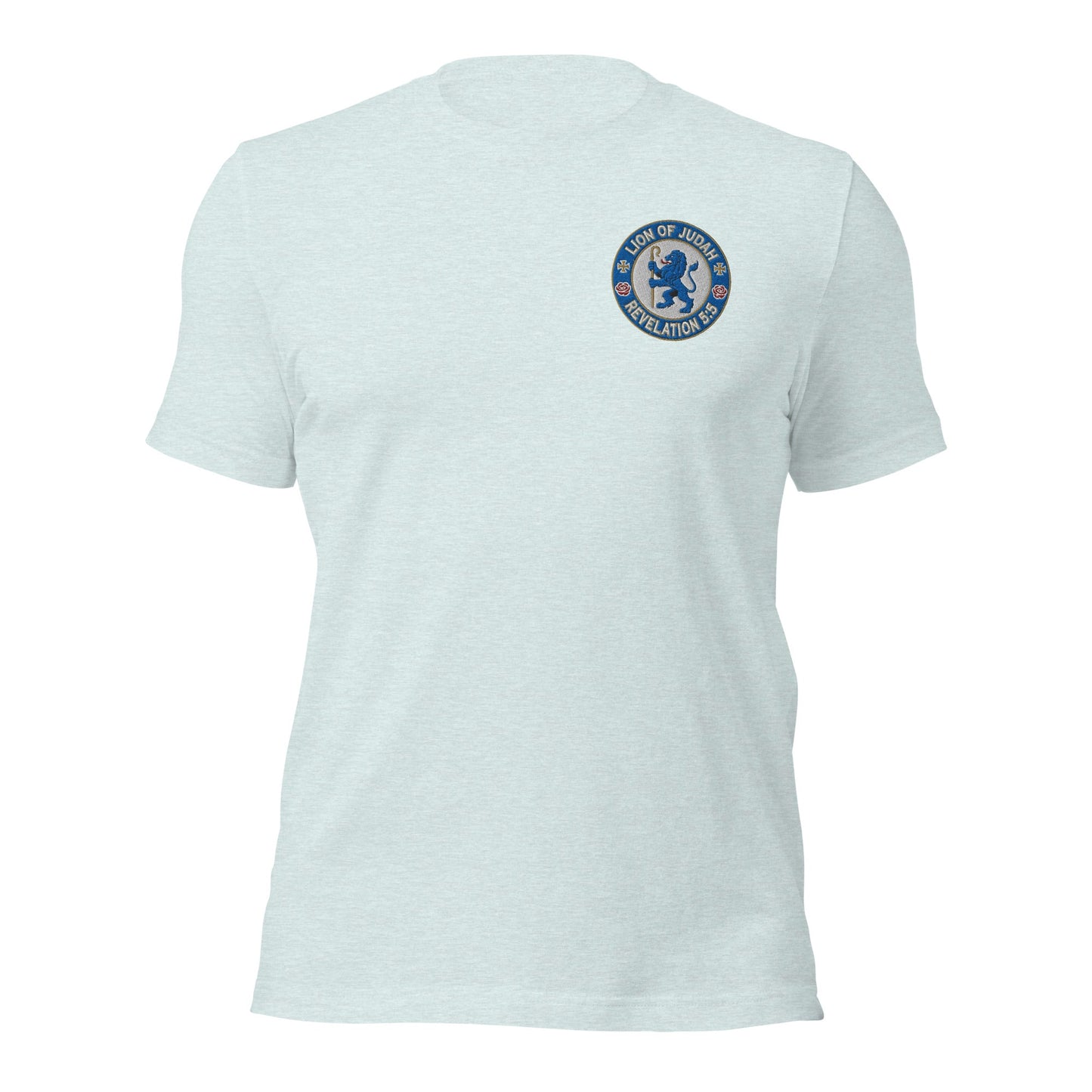 Lion of Judah Embroidered Team T-Shirt - Inken Image