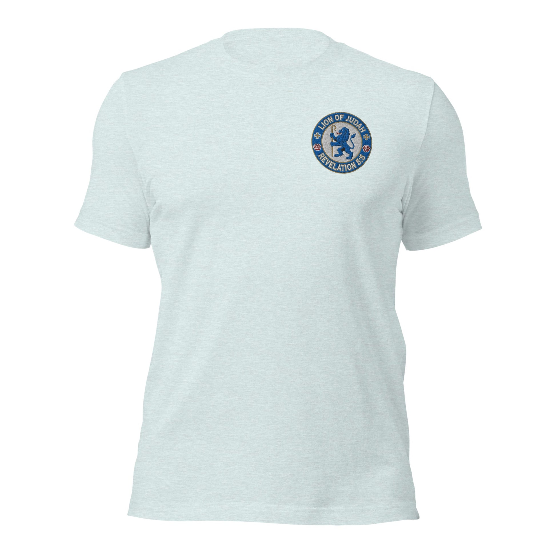 Lion of Judah Embroidered Team T-Shirt - Inken Image