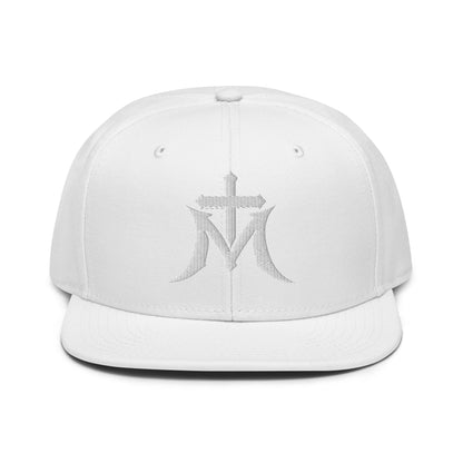 Marian Cross Snapback Virgin Mary Gothic Embroidered Hat - Inken Image