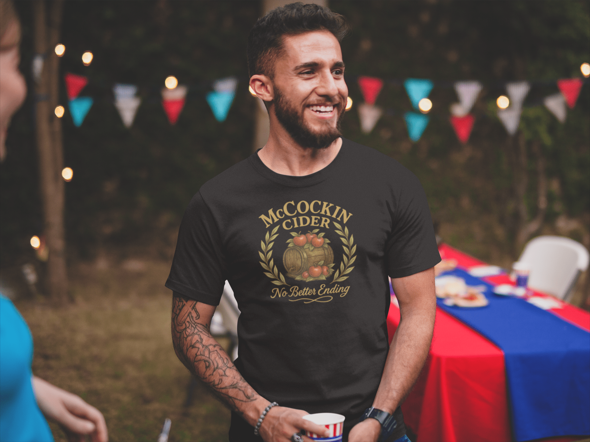 McCockin Cider Vintage T-Shirt - Inken Image