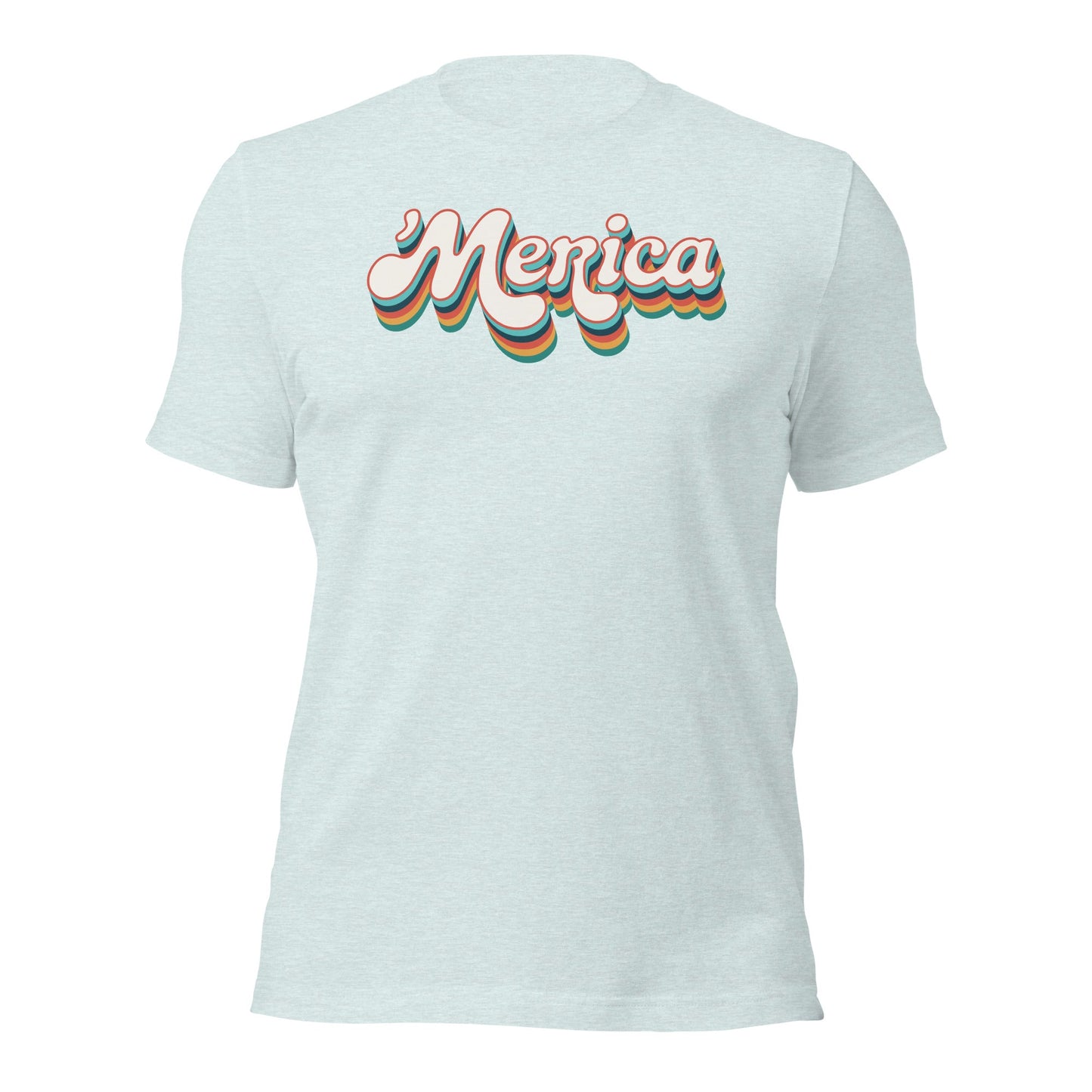 ’Merica Retro Typography T-Shirt - Inken Image