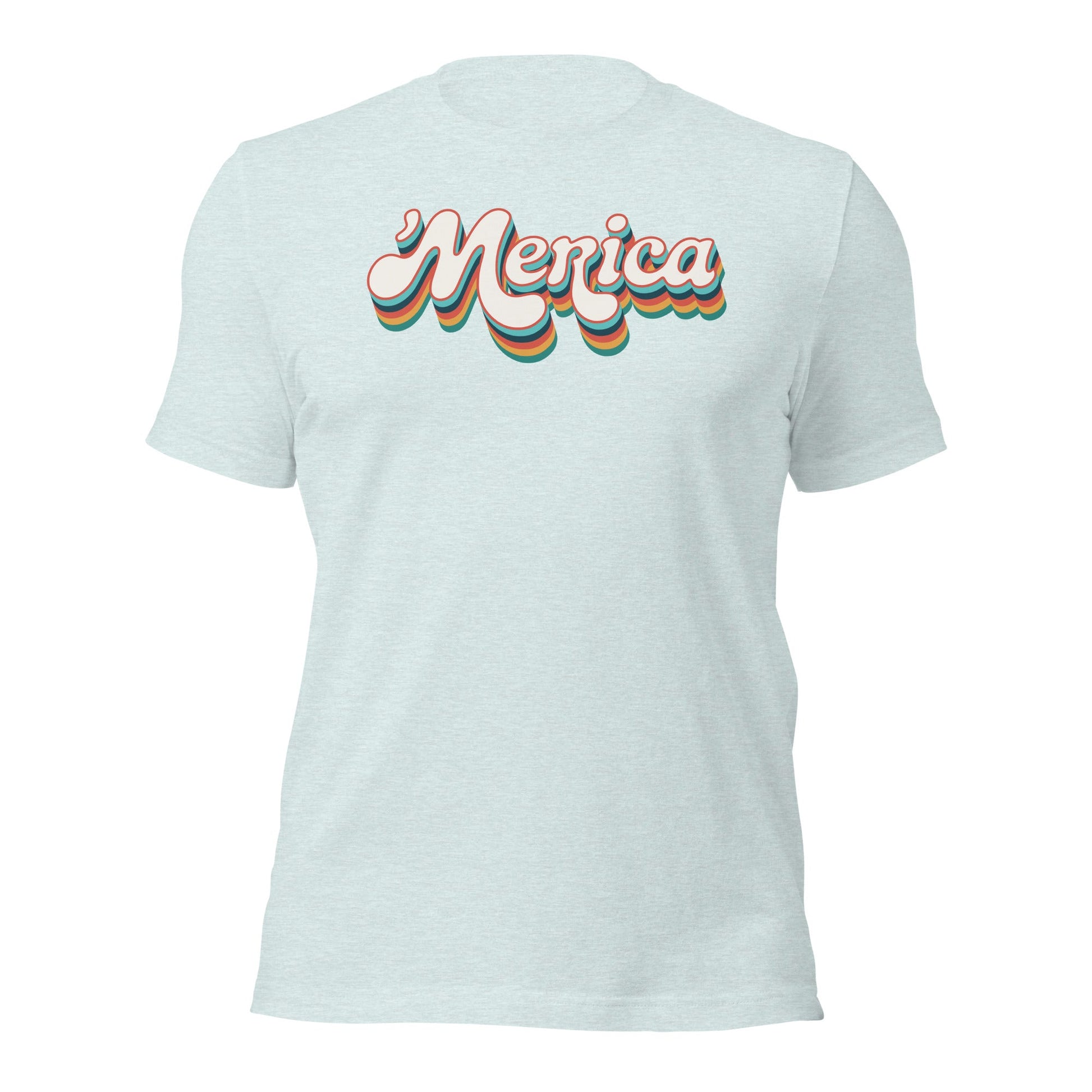 ’Merica Retro Typography T-Shirt - Inken Image