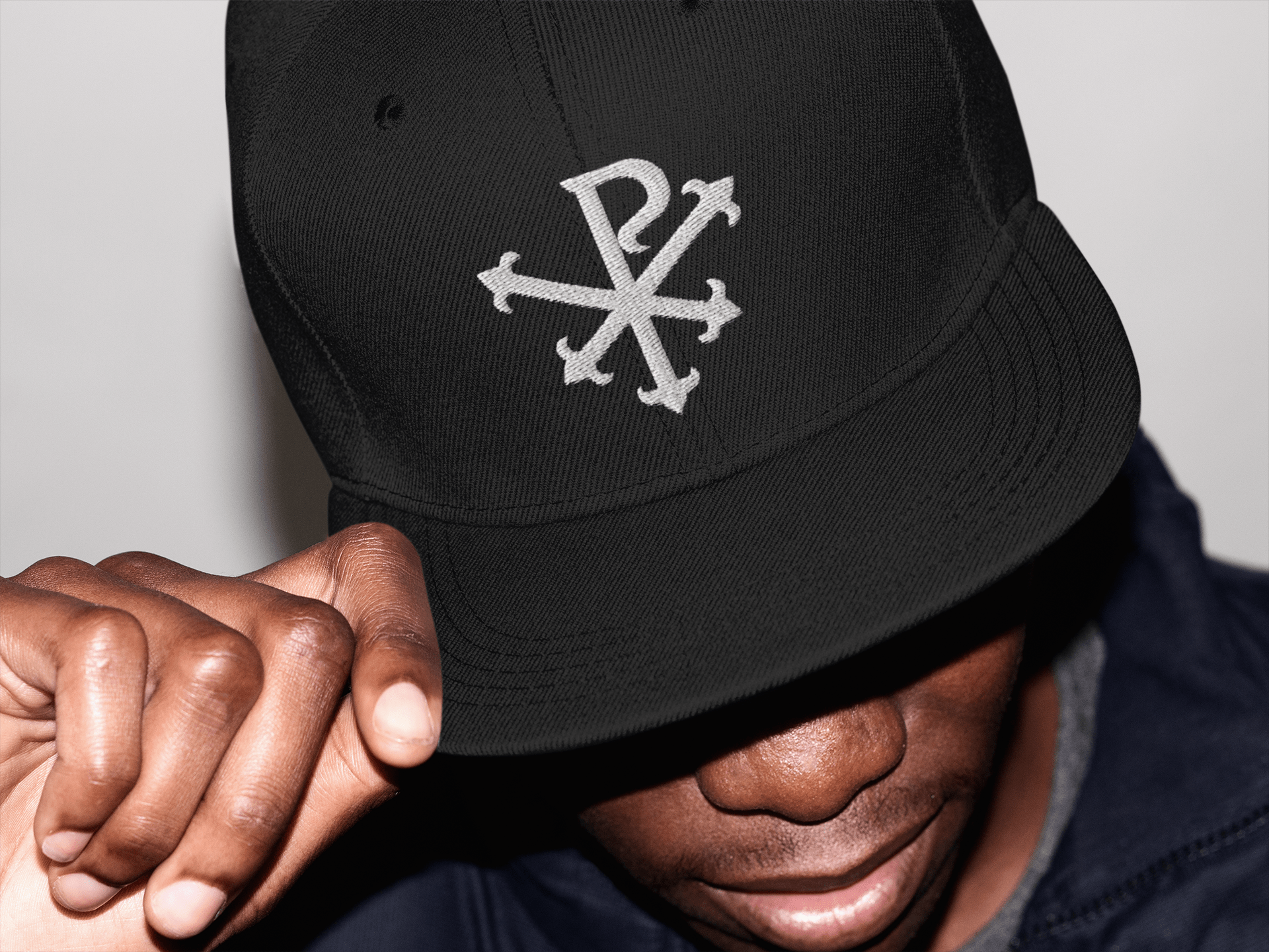 Minimal XP "Chi Rho" With Flourish Snapback - Inken Image