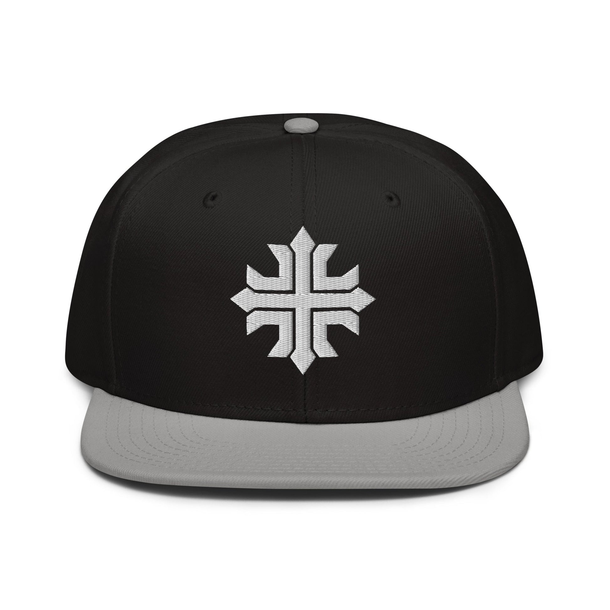 Minimalist 3D Puff Coptic Cross Snapback - Inken Image