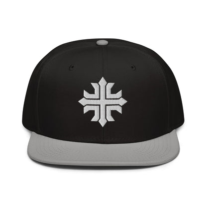 Minimalist 3D Puff Coptic Cross Snapback - Inken Image