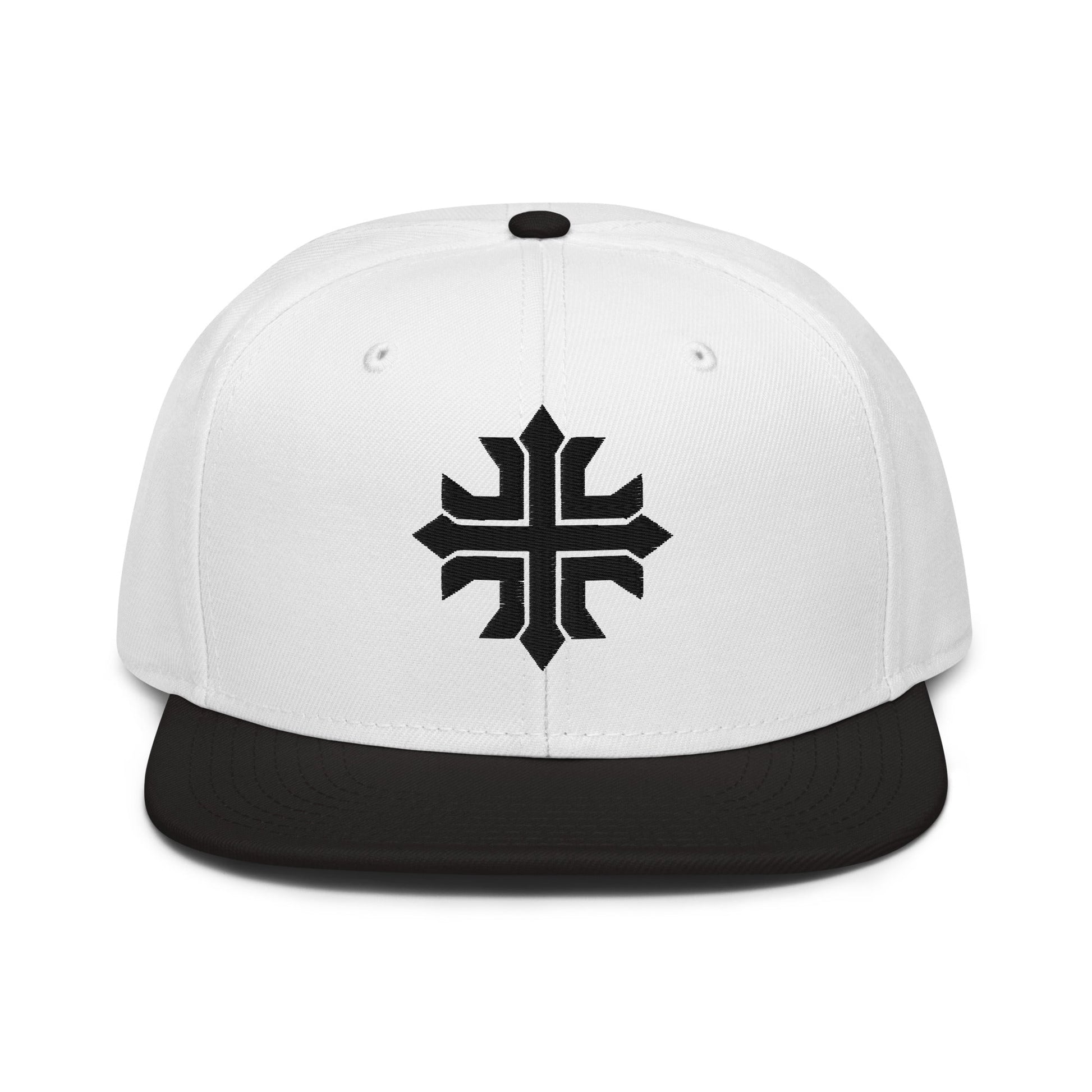Minimalist 3D Puff Coptic Cross Snapback - Inken Image