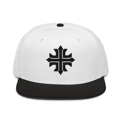 Minimalist 3D Puff Coptic Cross Snapback - Inken Image