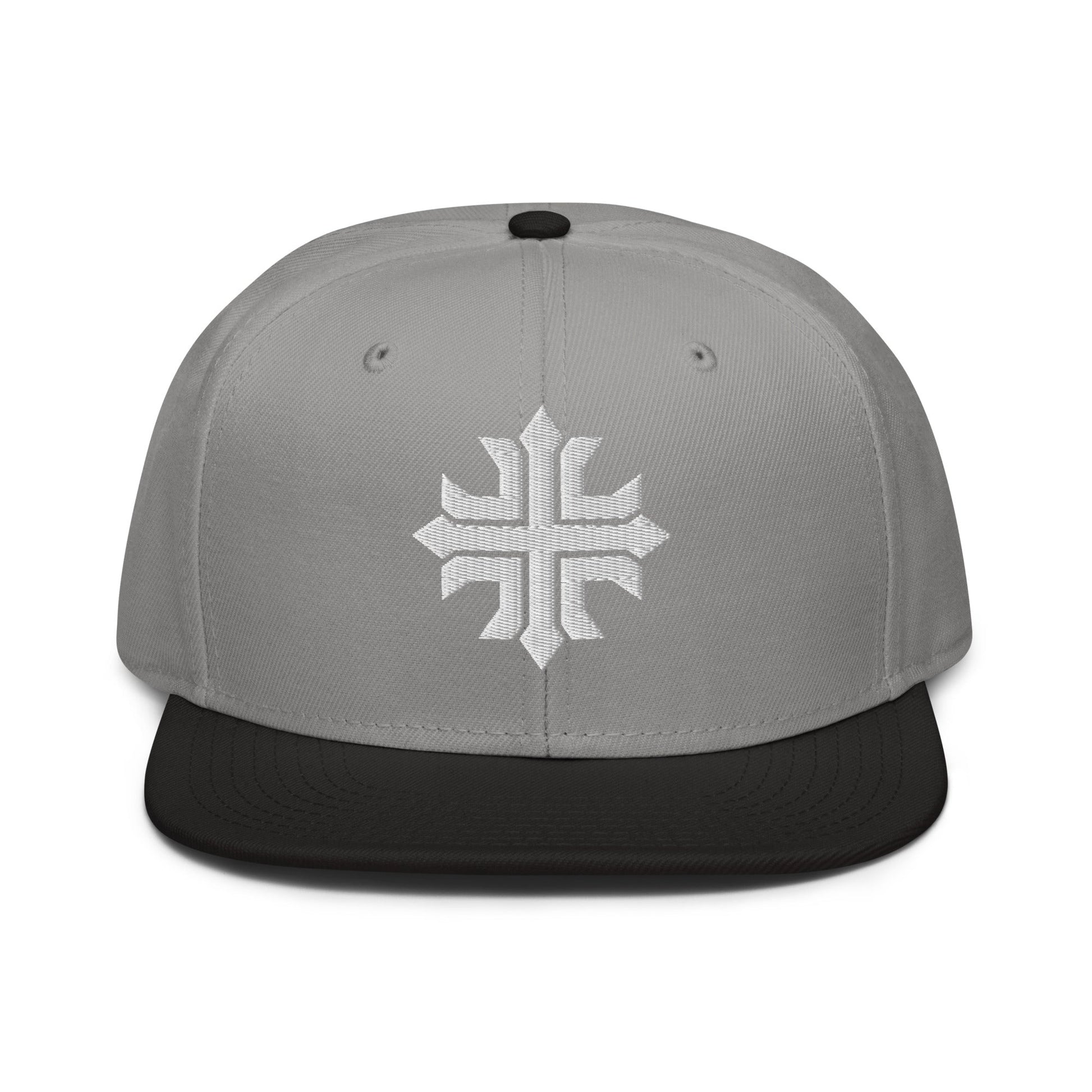 Minimalist 3D Puff Coptic Cross Snapback - Inken Image
