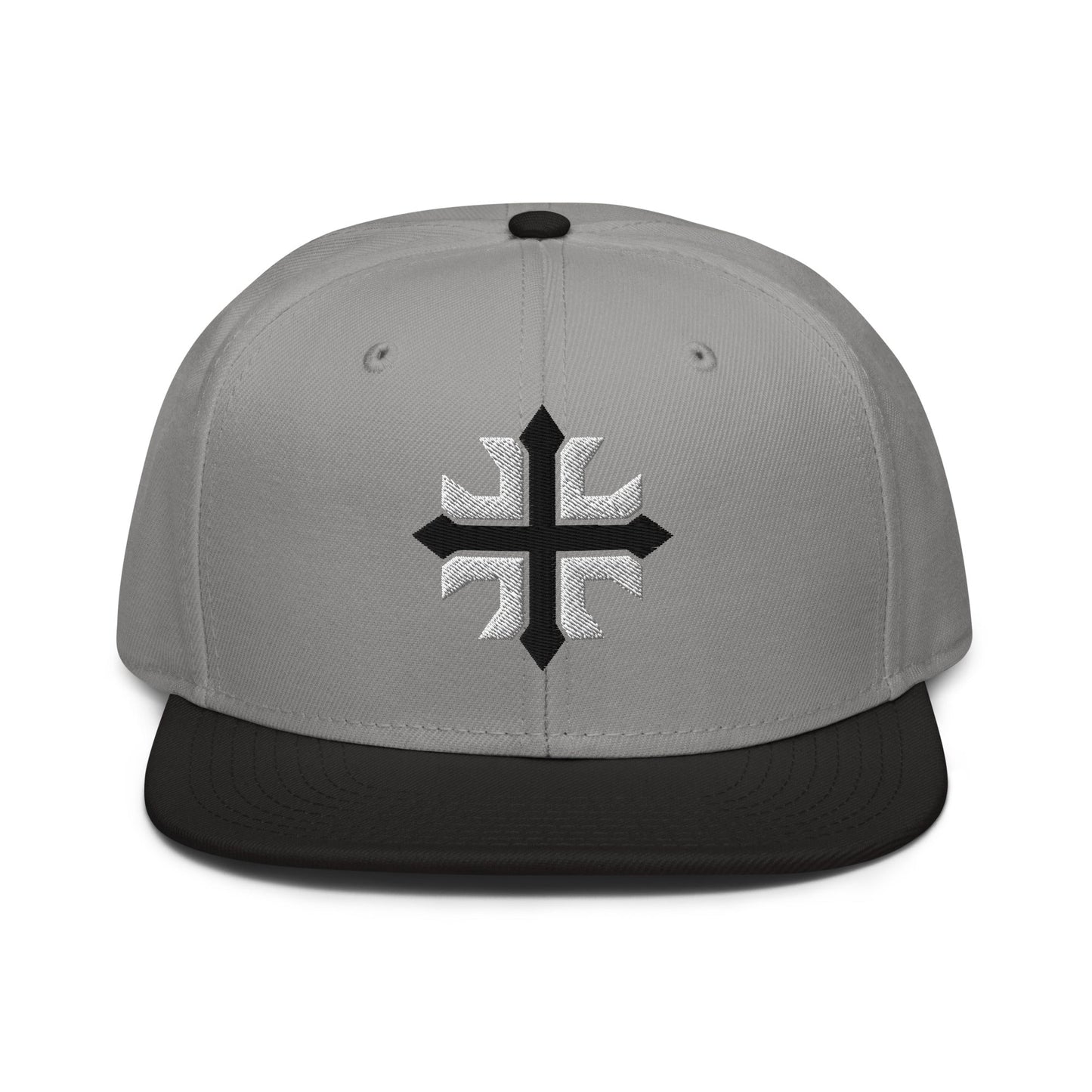 Minimalist 3D Puff Coptic Cross Snapback - Inken Image