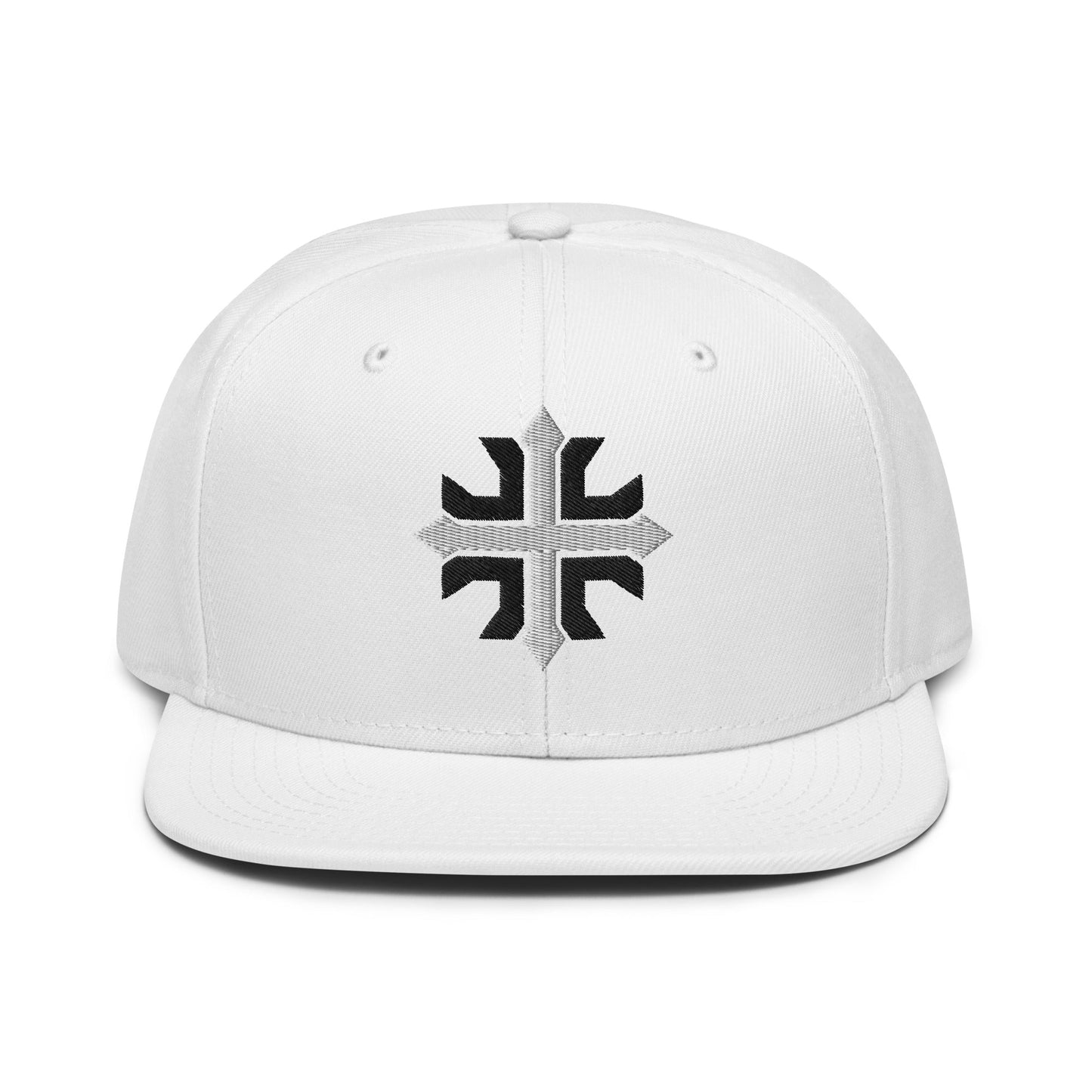 Minimalist 3D Puff Coptic Cross Snapback - Inken Image