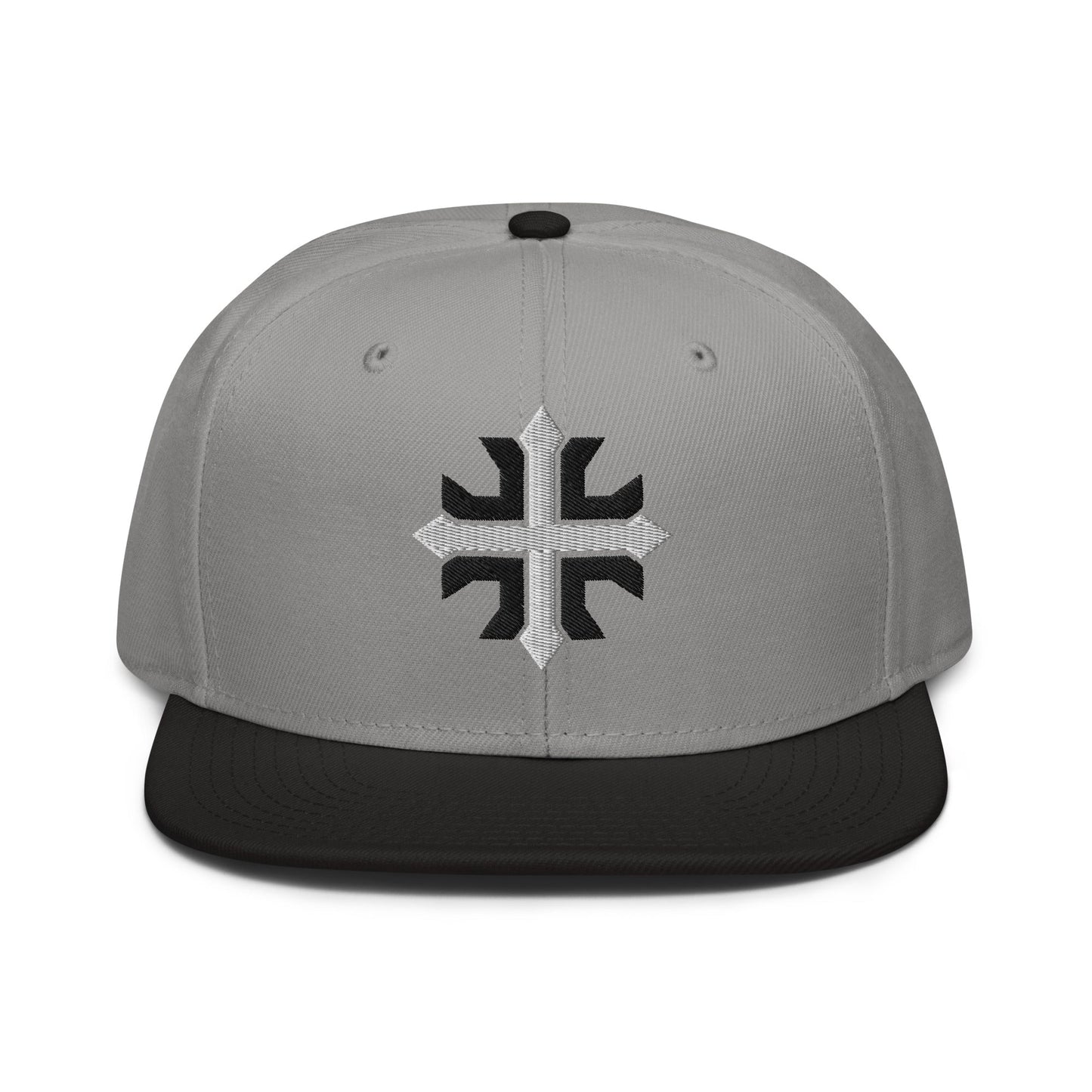 Minimalist 3D Puff Coptic Cross Snapback - Inken Image