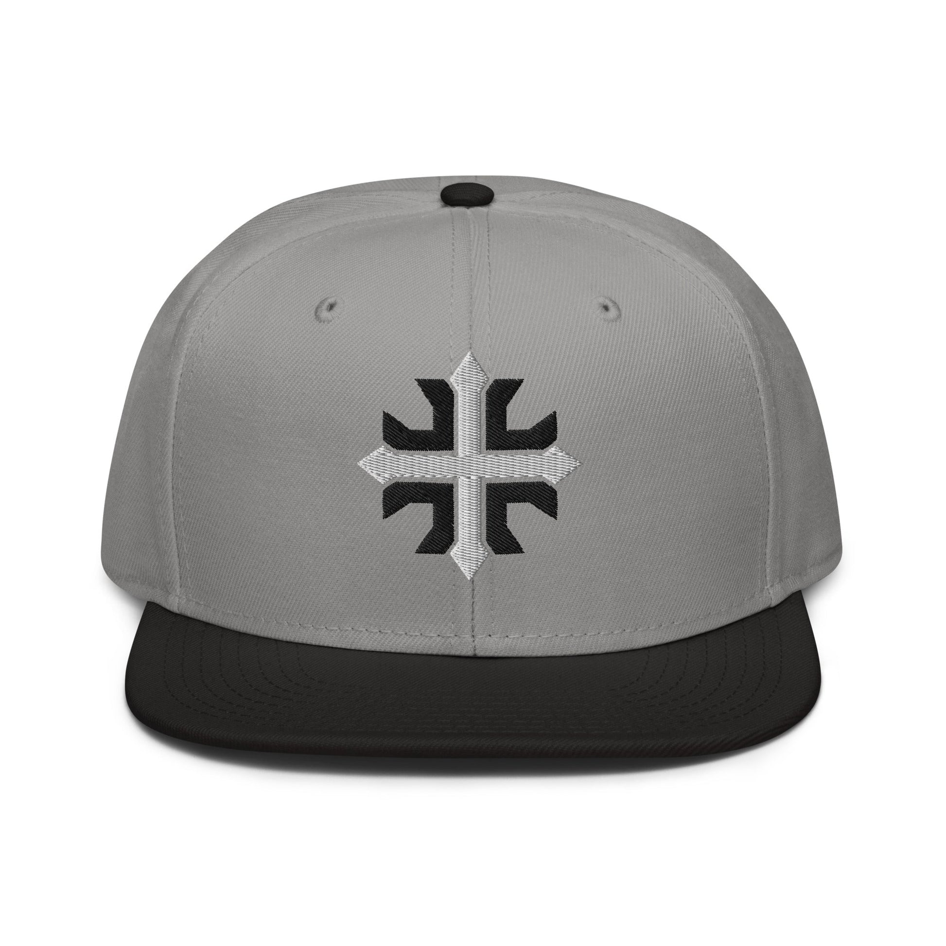 Minimalist 3D Puff Coptic Cross Snapback - Inken Image