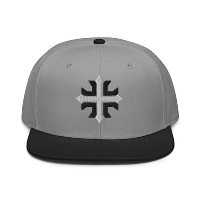 Minimalist 3D Puff Coptic Cross Snapback - Inken Image