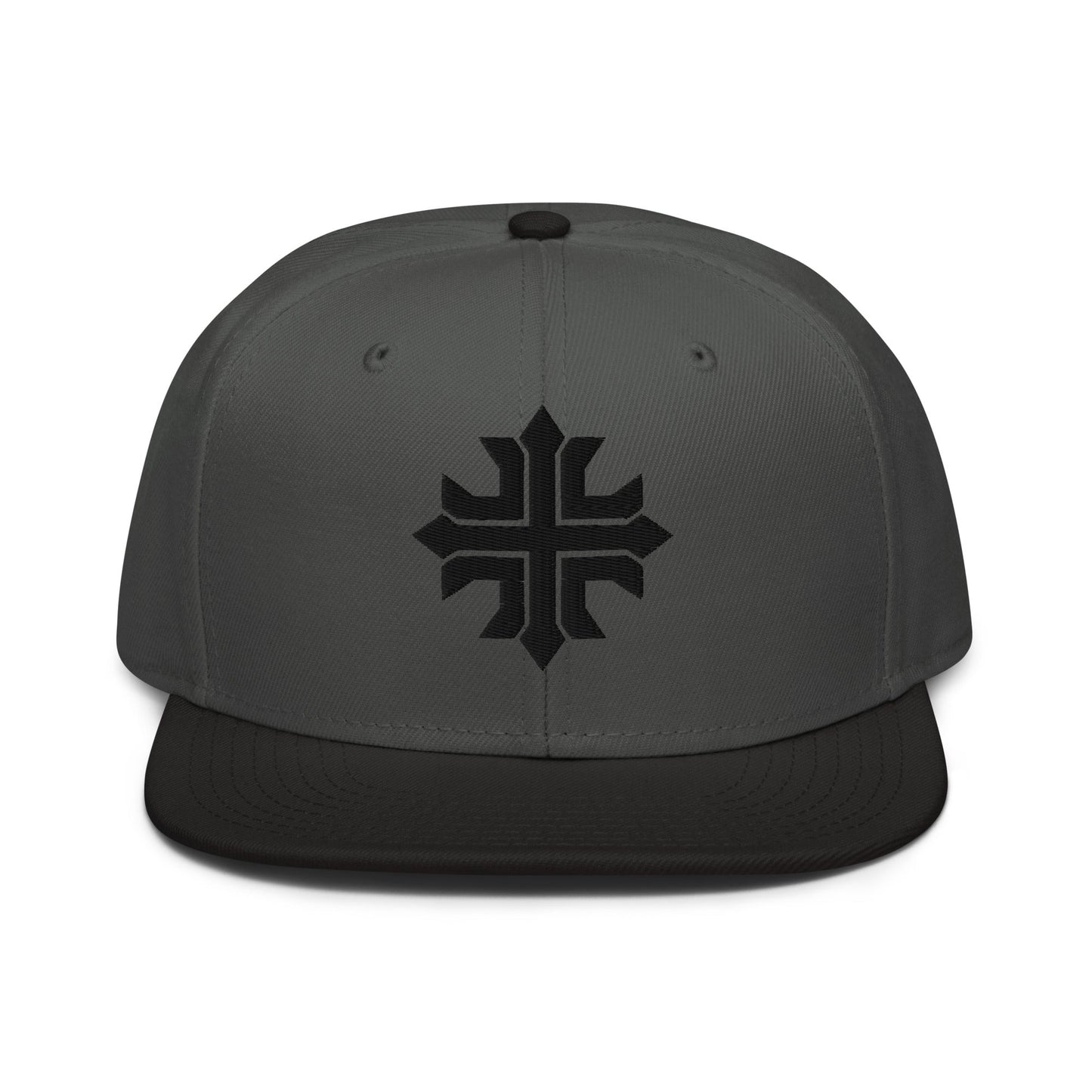 Minimalist 3D Puff Coptic Cross Snapback - Inken Image