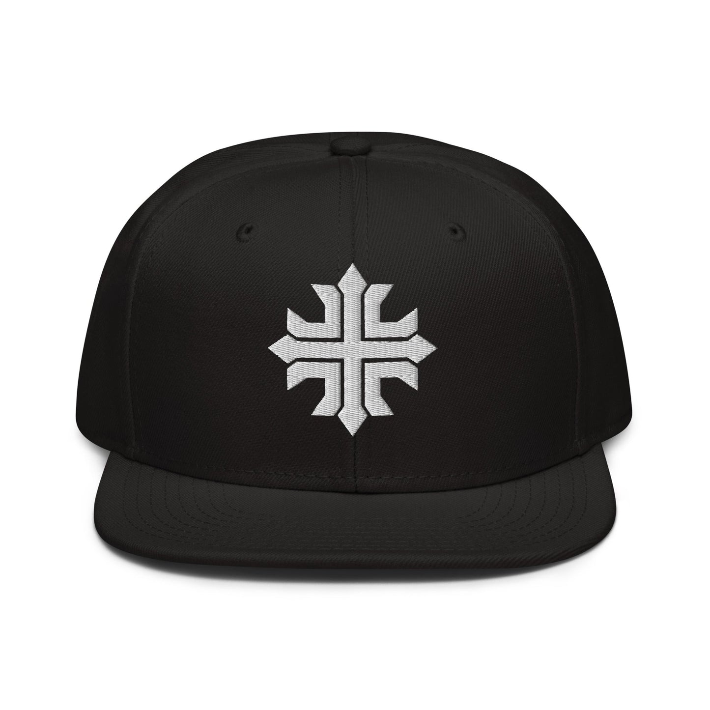 Minimalist 3D Puff Coptic Cross Snapback - Inken Image