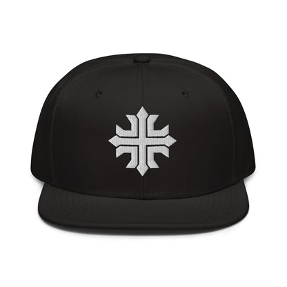 Minimalist 3D Puff Coptic Cross Snapback - Inken Image
