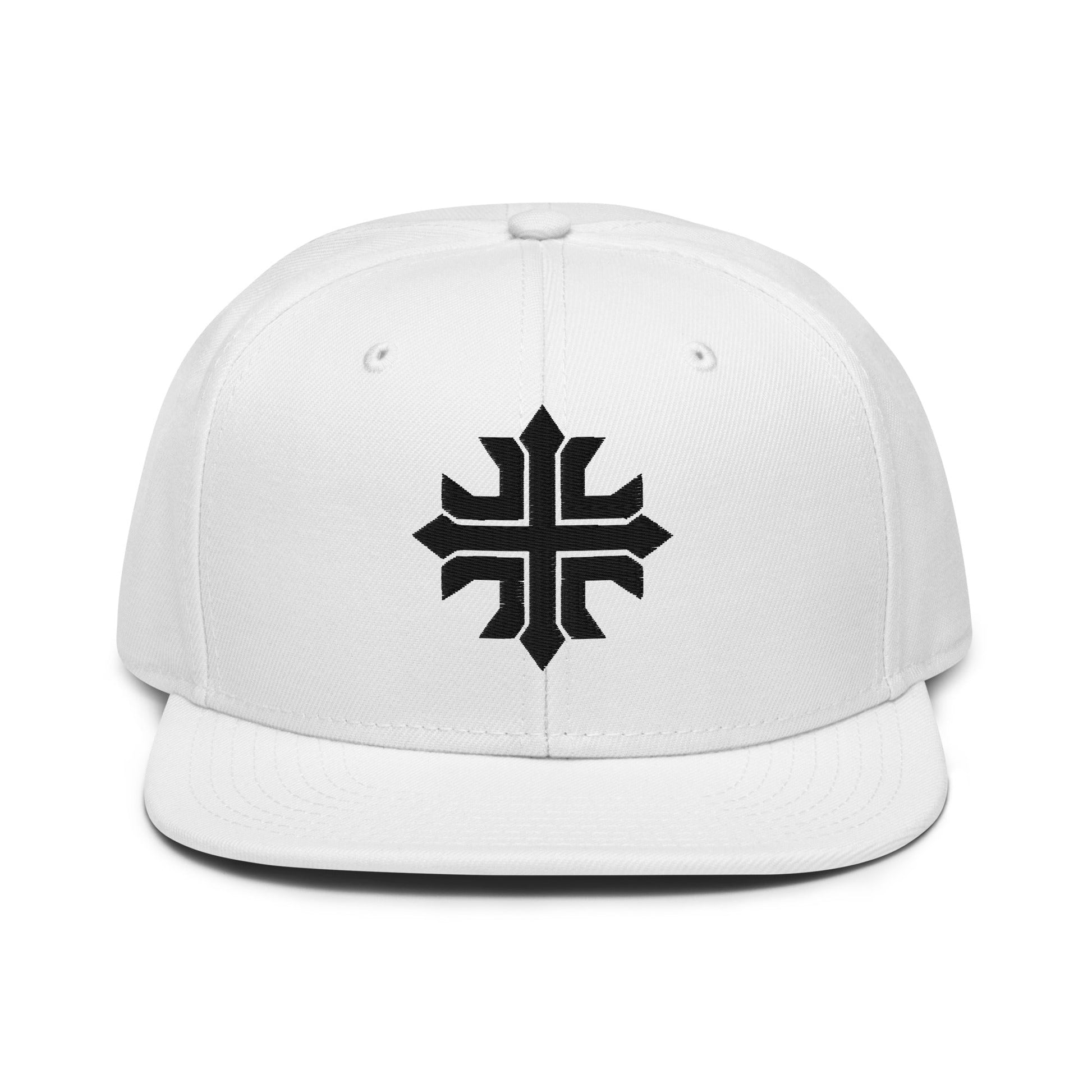 Minimalist 3D Puff Coptic Cross Snapback - Inken Image