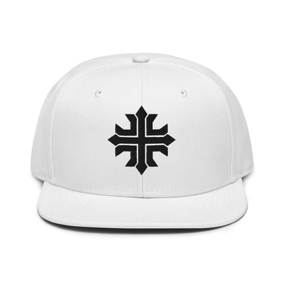 Minimalist 3D Puff Coptic Cross Snapback - Inken Image