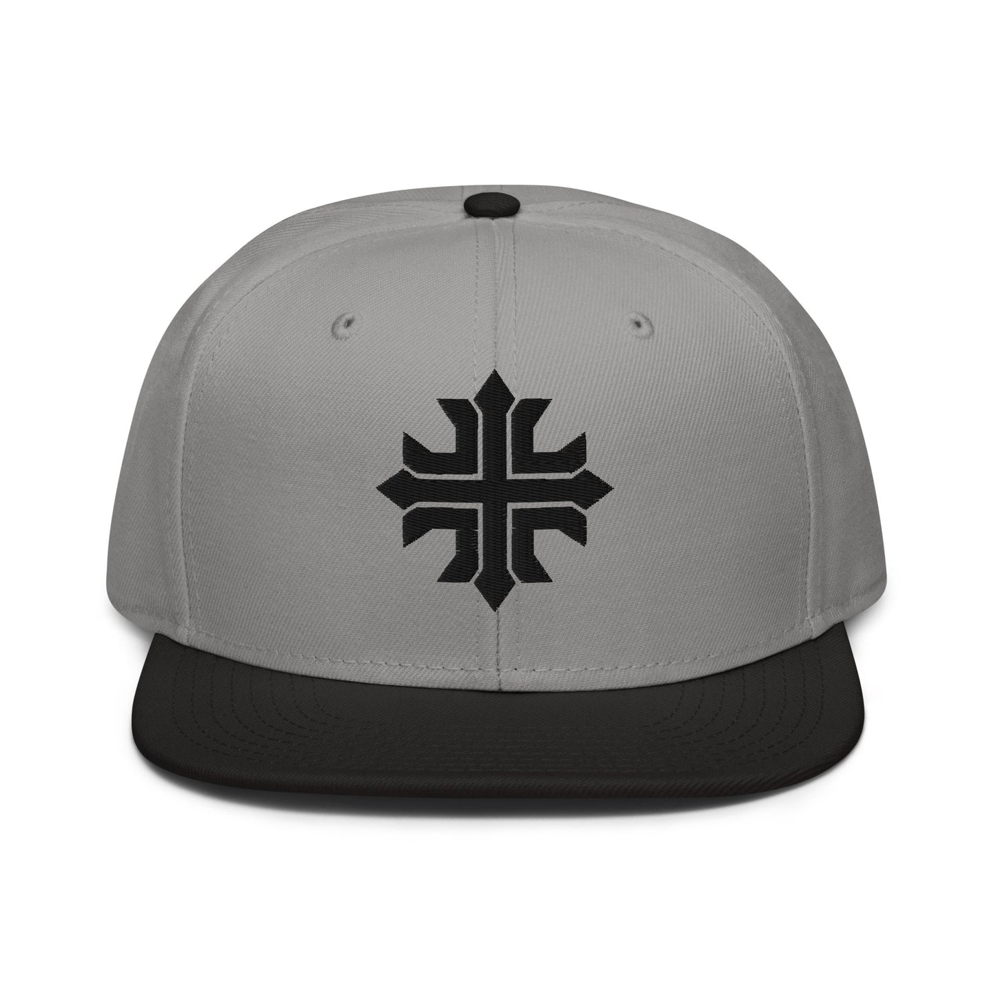 Minimalist 3D Puff Coptic Cross Snapback - Inken Image