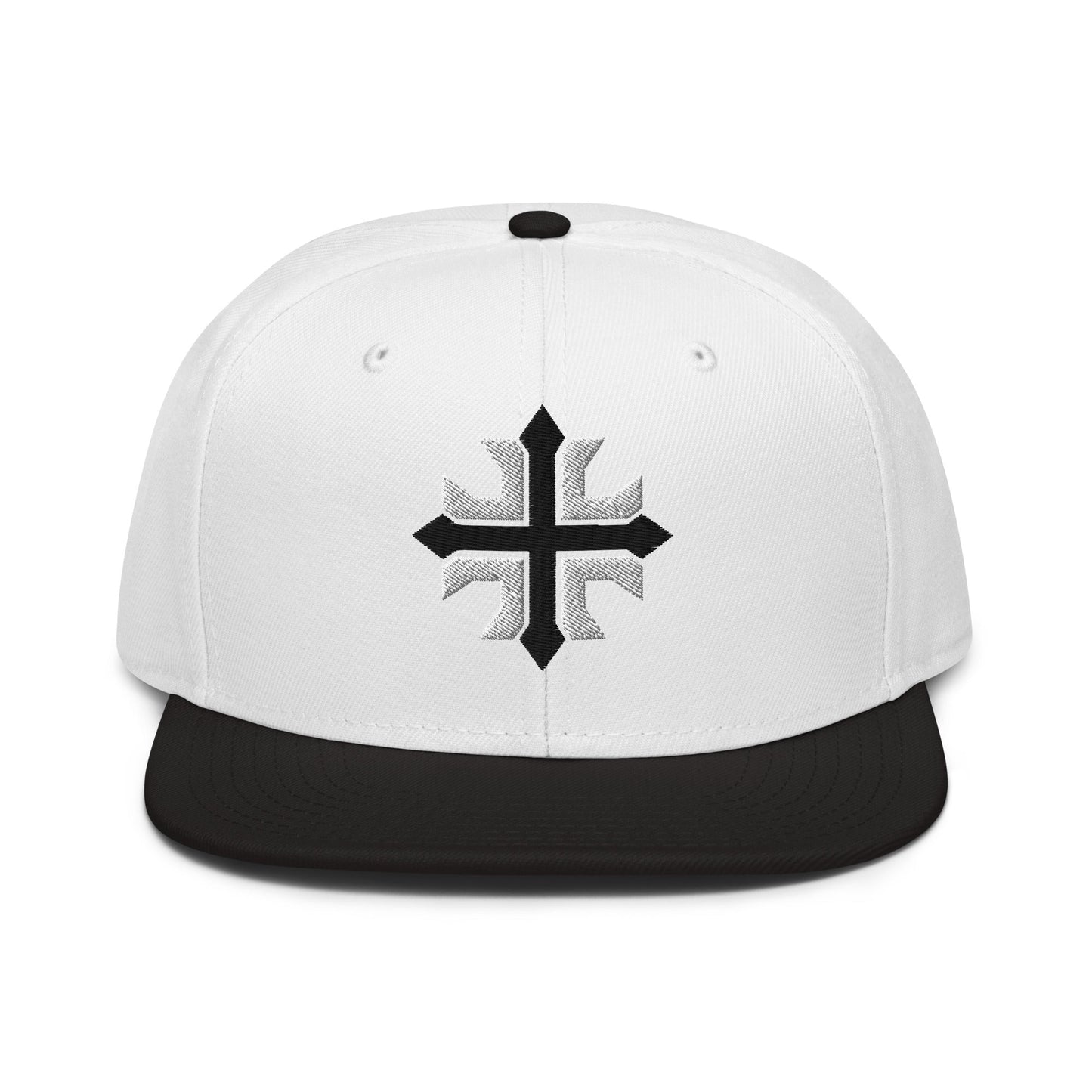 Minimalist 3D Puff Coptic Cross Snapback - Inken Image