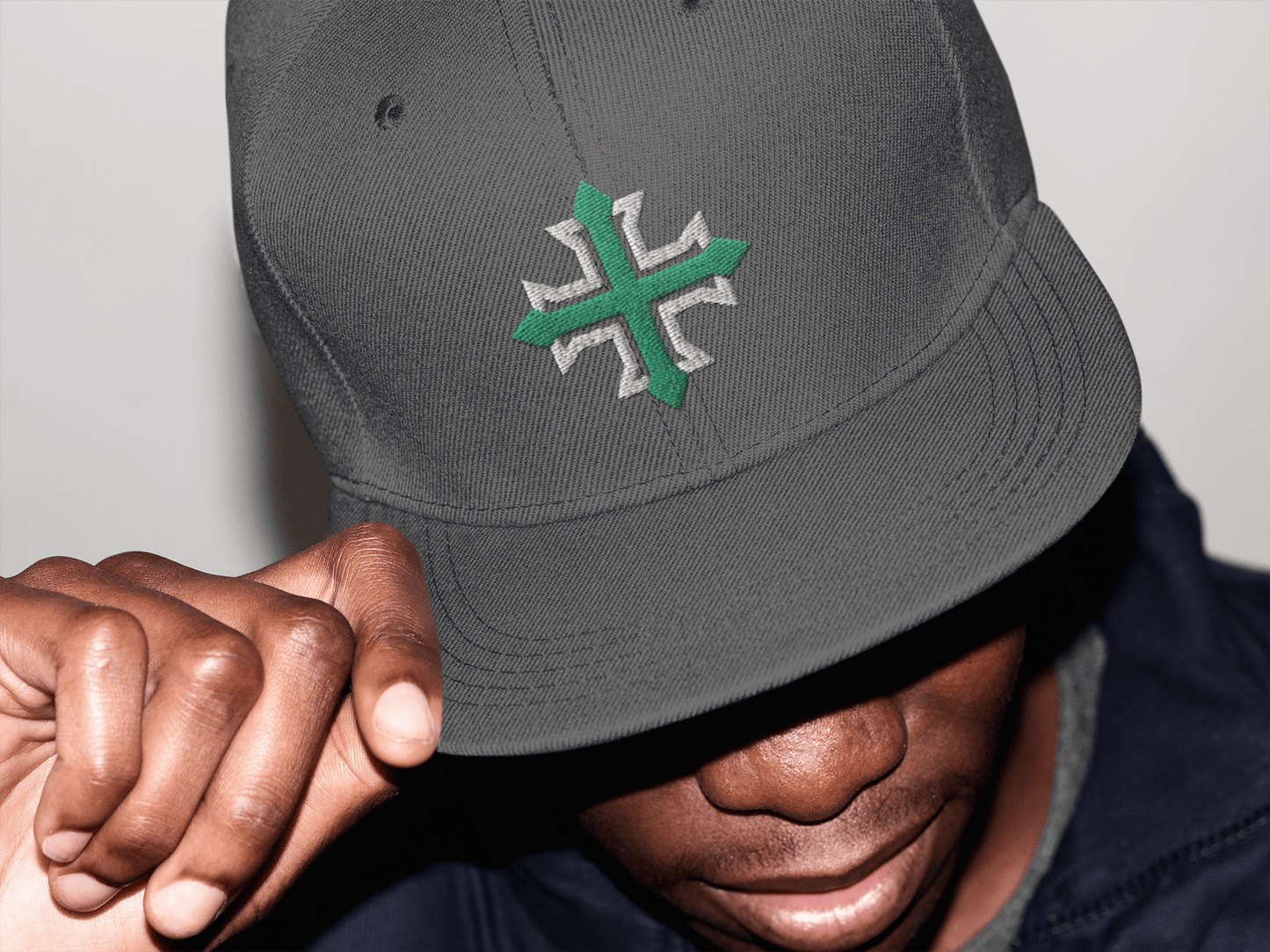 Minimalist Coptic Cross Snapback - Inken Image