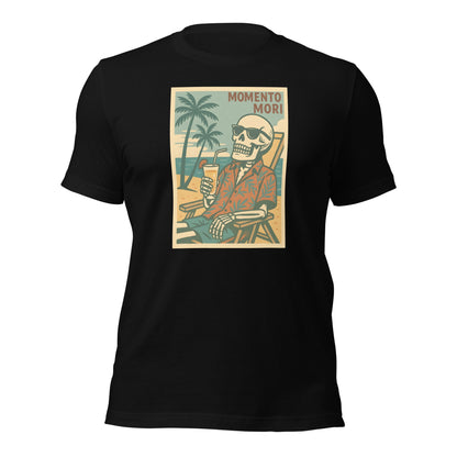 Momento Mori Beach Day Retro T-shirt - Inken Image