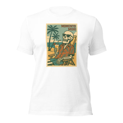 Momento Mori Beach Day Retro T-shirt - Inken Image