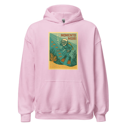 Momento Mori Scuba Diver Retro Hoodie - Inken Image