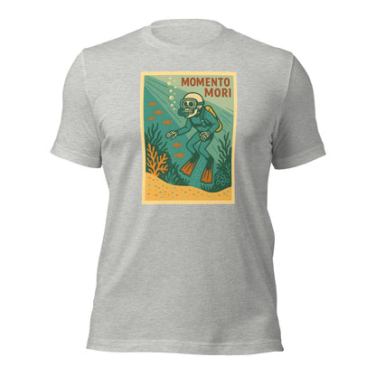 Momento Mori Scuba Diver Retro T-shirt - Inken Image