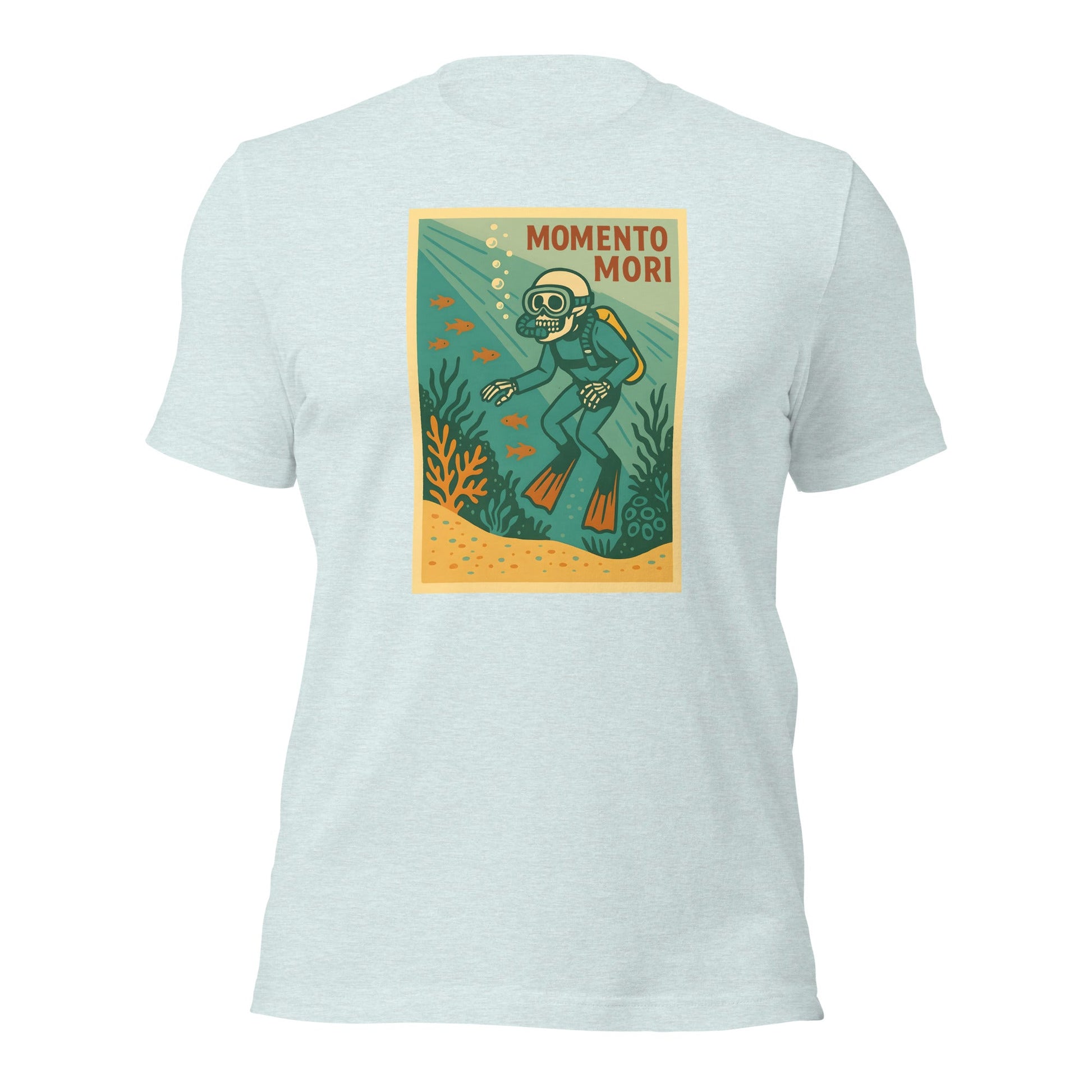 Momento Mori Scuba Diver Retro T-shirt - Inken Image