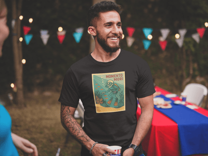 Momento Mori Scuba Diver Retro T-shirt - Inken Image