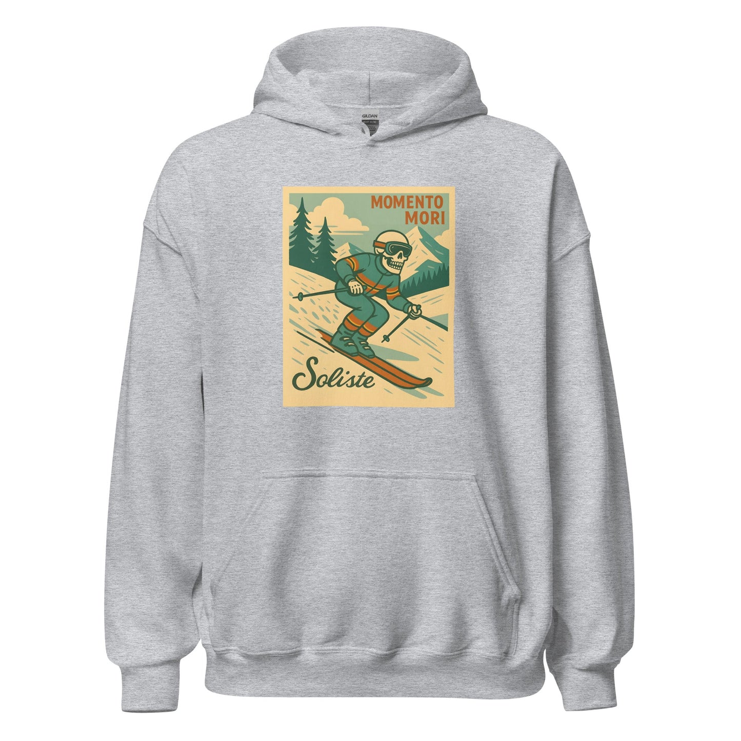 Momento Mori Ski Trip Retro Hoodie - Inken Image
