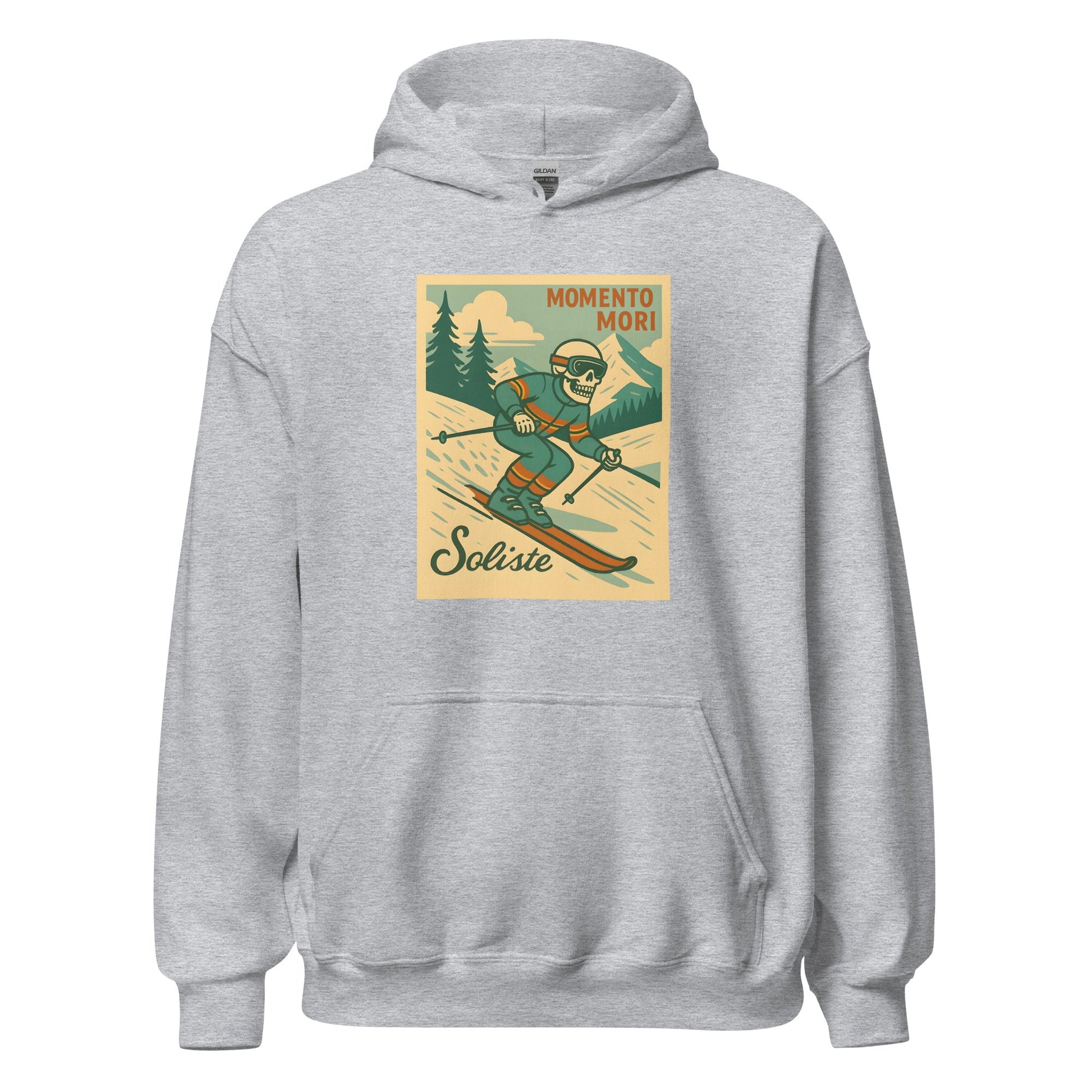 Momento Mori Ski Trip Retro Hoodie - Inken Image