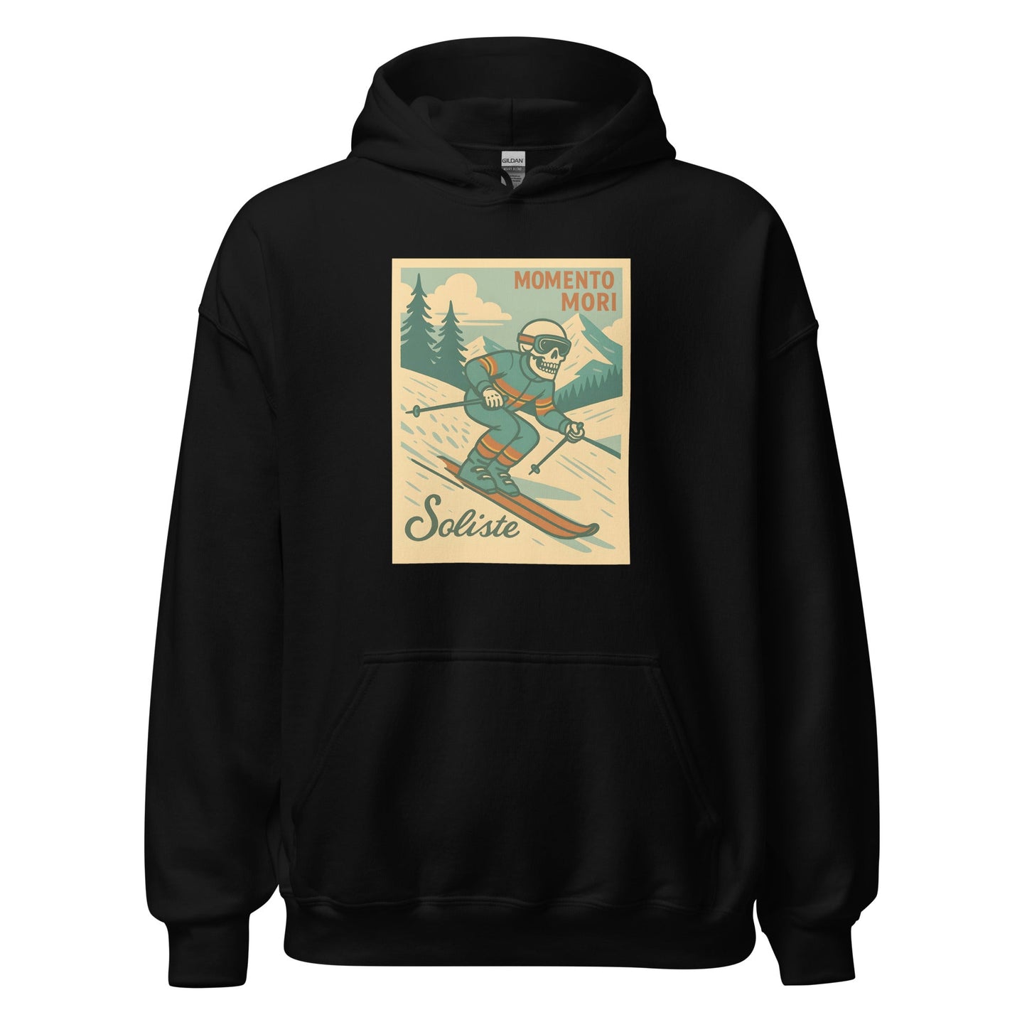 Momento Mori Ski Trip Retro Hoodie - Inken Image