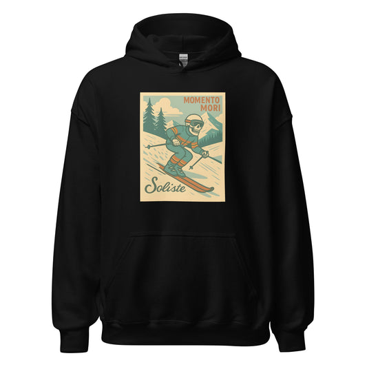 Momento Mori Ski Trip Retro Hoodie - Inken Image
